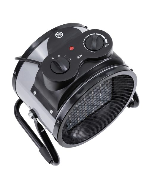 Elektrischer Heizlüfter, freigestellte Produktaufnahme für den Onlineshop